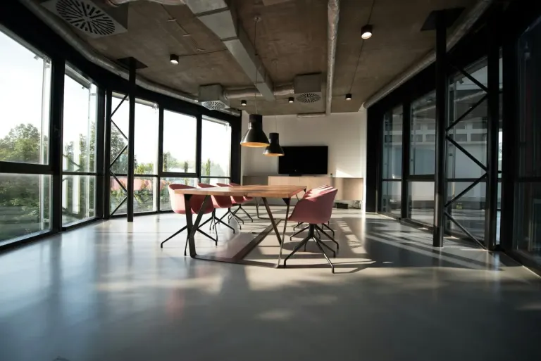 Enterprise operations office with modern workspace