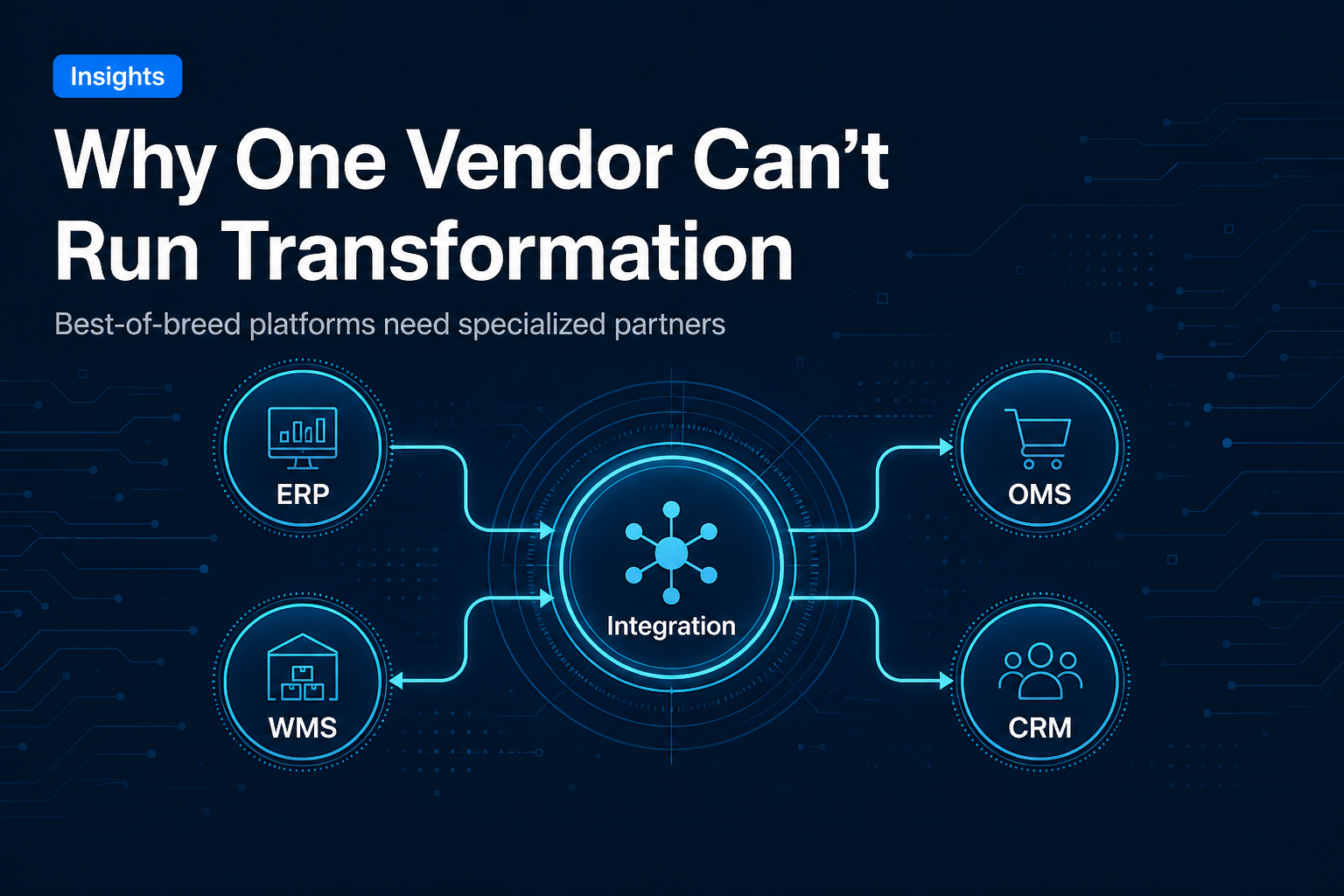 Why One Vendor Can’t Run Your Digital Transformation